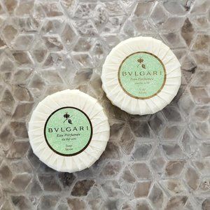 NEW Bulgari Bvlgari Au the Vert Soap - Set of 2